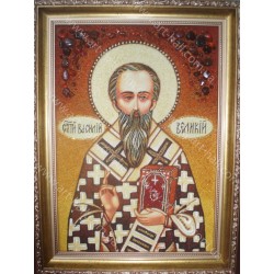 Именная икона святой Василий Великий