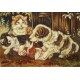 Картина Котята и щенок
